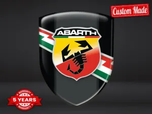 Fiat Abarth Banner Parabrisas Auto Pro Máximo Duradero Estiloso
